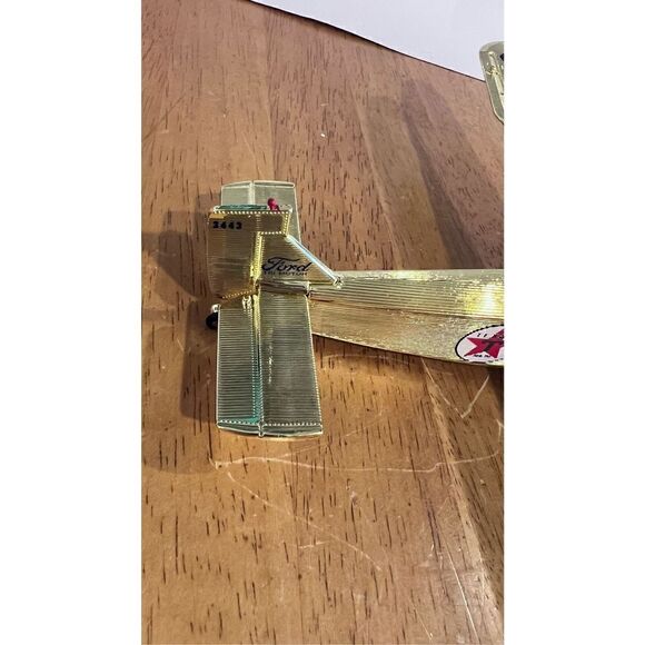 1999 ETRL RACING CHAMPIOS TEXACO FORD TRIMOTORED MONOPLANE DIE CAST GOLD - Picture 9 of 16